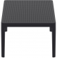 Комплект пластиковой мебели Siesta Contract Pacific Lounge стеклопластик, текстилен черный Фото 24