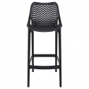 Стул пластиковый барный Siesta Contract Air Bar 75 стеклопластик черный Фото 6