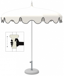 Зонт пляжный профессиональный Ø2.2 м-thumbs-Фото1