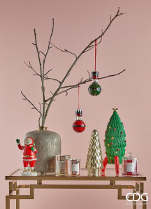 Аромасвеча под колпаком Роза (Rose) EDG Candle стекло, воск Фото 2