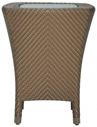 Столик плетеный кофейный со стеклом-thumbs-Фото1