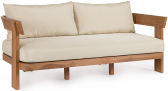 Диван деревянный с подушками Garden Relax Evora тик, олефин Фото 1
