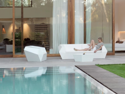 Кресло пластиковое с подушкой Vondom Faz Basic полиэтилен, ткань Фото 16