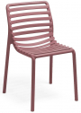 Стул пластиковый Nardi Doga Bistrot стеклопластик марсала Фото 1