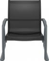 Кресло пластиковое Siesta Contract Pacific Lounge стеклопластик, батилин темно-серый, черный Фото 6