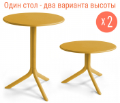 Комплект пластиковых столов Spritz + Spritz Mini Set 2