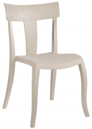 Стул пластиковый Toro-S Rattan, песочный