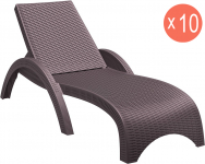 Комплект из 10 лежаков Fiji