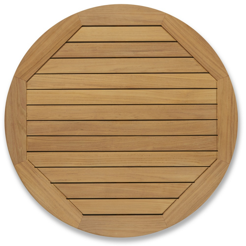 Столешница деревянная круглая Natural Teak