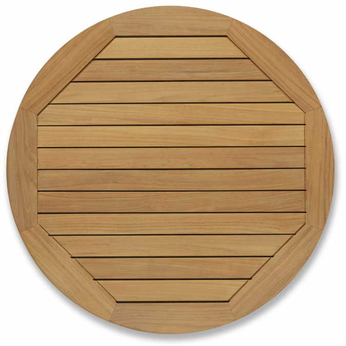 Столешница деревянная круглая Natural Teak
