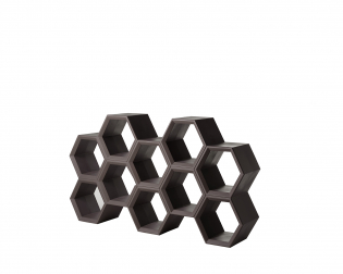 Стеллаж пластиковый книжный Hexa Standard