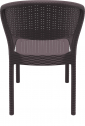 Стул пластиковый плетеный Siesta Contract Daytona стеклопластик коричневый Фото 12