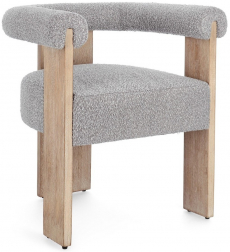 Кресло деревянное с обивкой-thumbs-Фото1