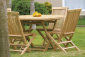 Стол деревянный складной Giardino Di Legno Moon Achille тик Фото 7