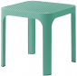 Столик пластиковый журнальный Nardi Net Table 40 стеклопластик ментоловый Фото 1