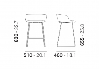 Стул полубарный с обивкой-thumbs-Фото3