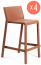 Комплект пластиковых полубарных стульев Trill Stool Mini Set 4