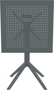 Комплект столов пластиковых складных Siesta Contract Sky Folding Table 60 Set 4 сталь, пластик темно-серый Фото 10