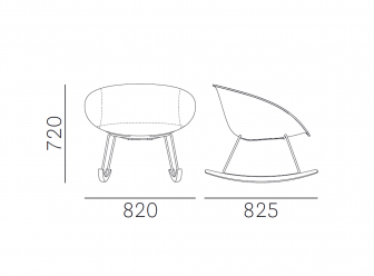 Кресло-качалка c обивкой-thumbs-Фото3
