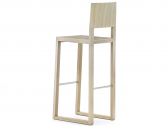 Стул деревянный барный PEDRALI Brera дуб беленый дуб Фото 7
