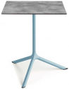 Стол ламинированный обеденный складной Scab Design Tripe Maxi Folding сталь, компакт-ламинат HPL голубой, цементный Фото 5