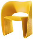 Кресло пластиковое Magis Raviolo полиэтилен желтый Фото 1