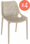 Комплект пластиковых стульев Air Set 4
