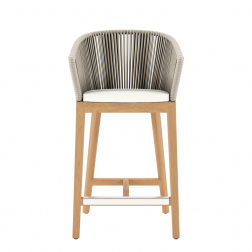 Кресло полубарное плетеное с подушкой-thumbs-Фото4