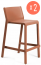 Комплект пластиковых полубарных стульев Trill Stool Mini Set 2