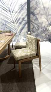 Комплект деревянной обеденной мебели Rever Vulcano Ponza ироко, полипропилен, искусственная кожа натуральный, ADORN007, 10196 Фото 13