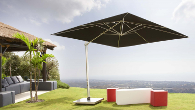 Зонт профессиональный Skyline Design Antigua алюминий/sunbrella черный Фото 1
