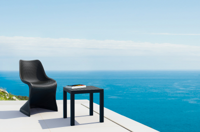 Столик пластиковый для лежака Siesta Contract Ocean Side Table пластик черный Фото 5