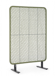 Ширма декоративная Garden Relax Babilo алюминий, роуп антрацит, зеленый Фото 1
