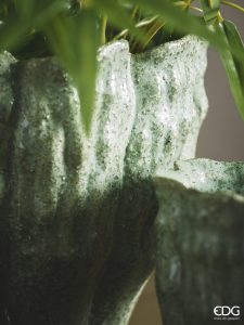 Ваза Морской Цветок Чакра EDG Vase керамика бирюзовый Фото 3