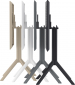 Комплект столов пластиковых складных Siesta Contract Sky Folding Table 60 Set 4 сталь, пластик темно-серый Фото 14