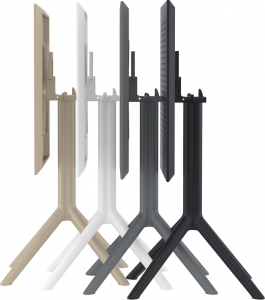 Комплект столов пластиковых складных Siesta Contract Sky Folding Table 60 Set 4 сталь, пластик темно-серый Фото 14