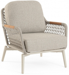 Кресло лаунж плетеное с подушками-thumbs-Фото1