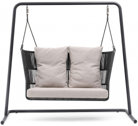 Диван-качели плетеный с подушками-thumbs-Фото1