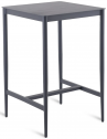 Стол металлический барный Unopiu Luce алюминий графит Фото 1