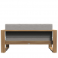 Диван двухместный с подушками JANUS et Cie Matisse Teak тик, акрил натуральный Фото 4