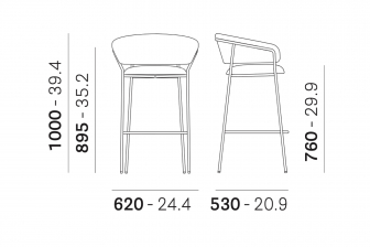 Кресло барное с обивкой-thumbs-Фото3