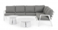 Комплект лаунж мебели Garden Relax Flaminio алюминий, олефин белый Фото 5