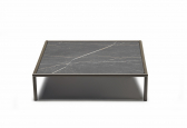 Столик кофейный ламинированный Scab Design Flap сталь, компакт-ламинат HPL мокко, черный мрамор Сахара Фото 5