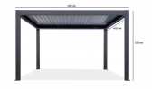 Пергола биоклиматическая моторизованная 4х4 м Pergola 120 Series