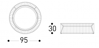 Столик журнальный плетеный со стеклом-thumbs-Фото3