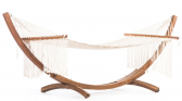 Гамак деревянный плетеный WArt Gondol ироко, роуп Фото 3