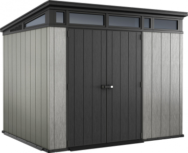Сарай из ДПК Keter Artisan 7x9 древесно-пластиковый композит серый Фото 1