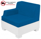 Модуль правый пластиковый с подушками Ledge Lounger Affinity полиэтилен, ткань Фото 1