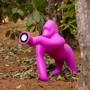 Светильник пластиковый напольный Qeeboo Kong OUT полиэтилен черный Фото 102
