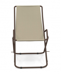 Кресло-шезлонг металлическое EMU Bahama сталь, emu-tex Фото 6